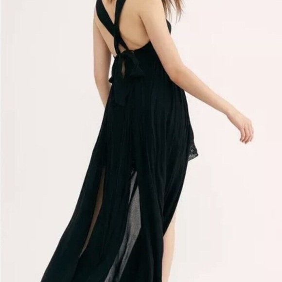 NWT Free People Endless Summer Strong Statement Maxi Dress Black size small - Picture 2 of 2